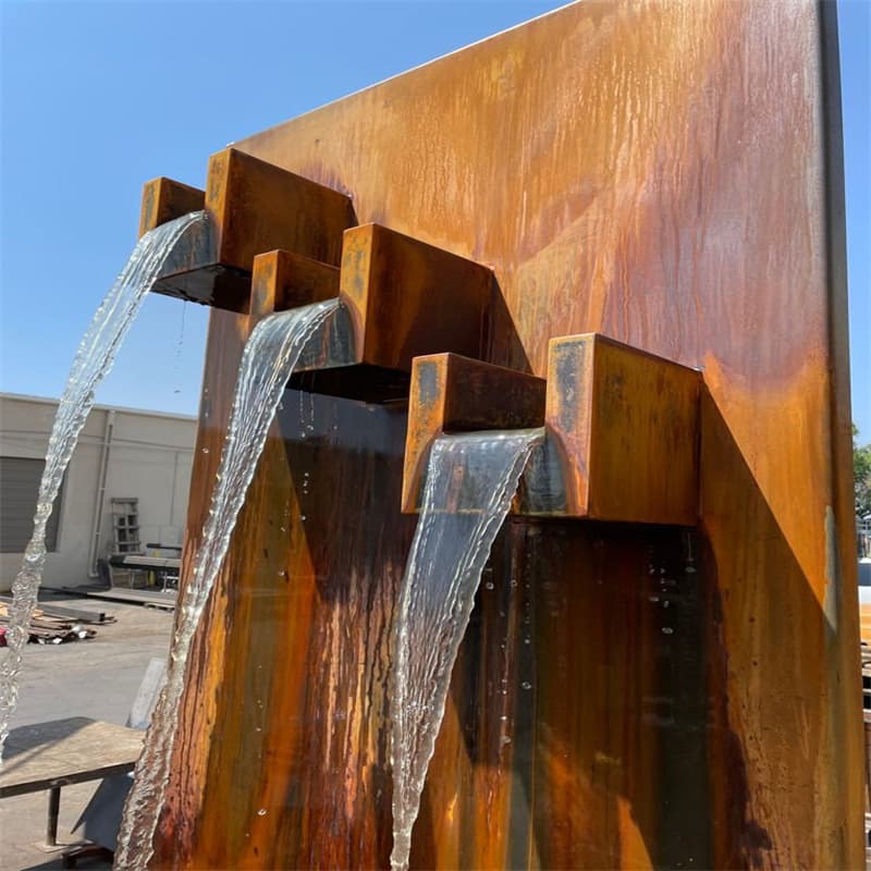<h3>Sugar Kettle Fountain | Corten Steel Fountain | Copper Fountain</h3>
